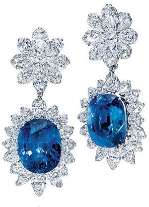 Harry-Winston-Sapphire藍(lán)寶石耳墜 Harry-Winston-Sapphire藍(lán)寶石耳墜