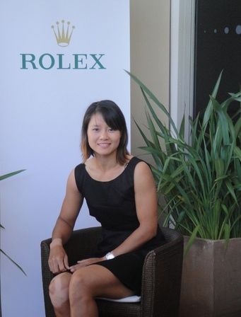 李娜代言勞力士腕表