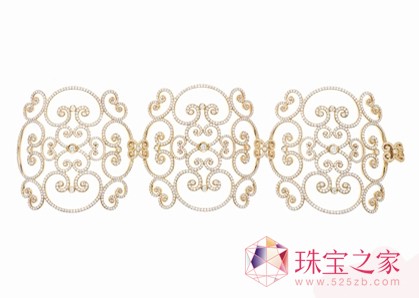 18K金鑲鉆手鐲