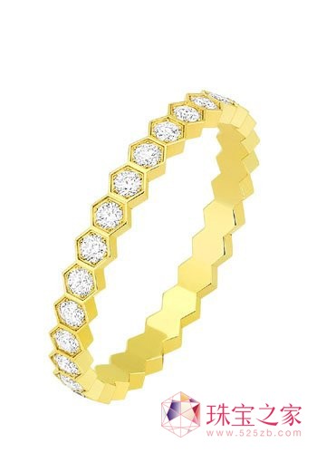 Chaumet Bee My Love黃金全鑲鉆戒指