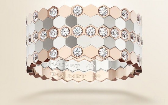 愛(ài)的蜂巢 Chaumet Bee My Love婚戒系列 愛(ài)的蜂巢 Chaumet 尚美Bee My Love婚戒系列