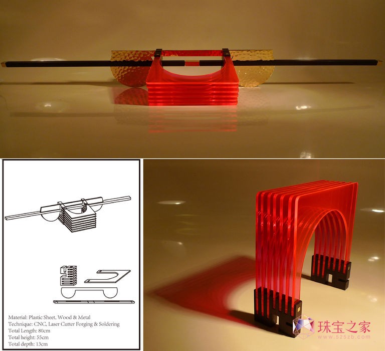 Octavia XiaoziYang,JOINERY IN JEWELS 系列陰陽哲學首飾設計