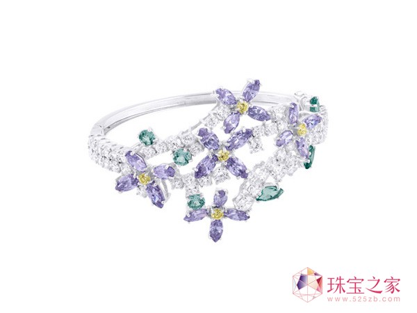 Flor Hada系列熏衣草紫晶鉆手環(huán)