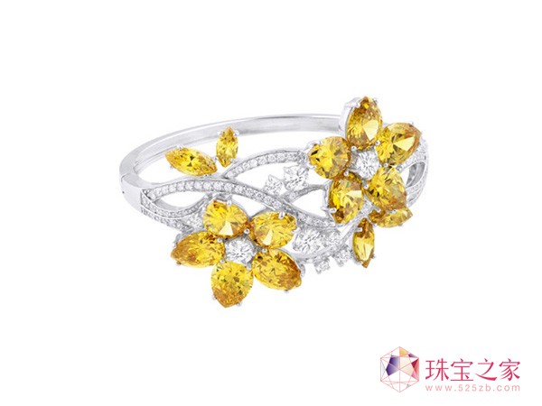 Flor Hada系列艷黃晶鉆手環
