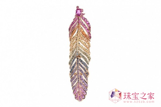 Crow 彩色鉆石18克拉玫瑰金戒指 Crow 彩色鉆石18克拉玫瑰金戒指